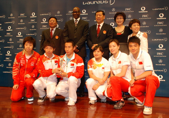 劳伦斯最佳团队奖项揭晓 中国奥运代表团获殊