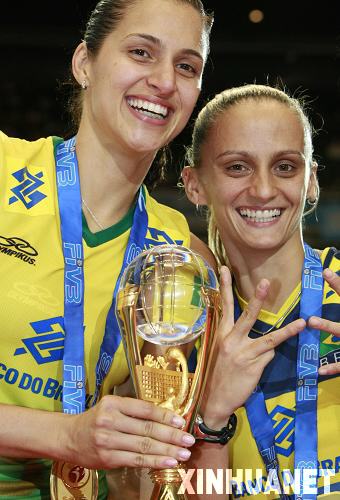 [组图]世界女排大奖赛:巴西队夺冠 (3)