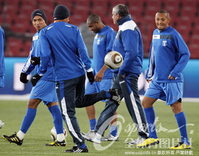 0南非世界杯--[组图]明日迎战西班牙 洪都拉斯适
