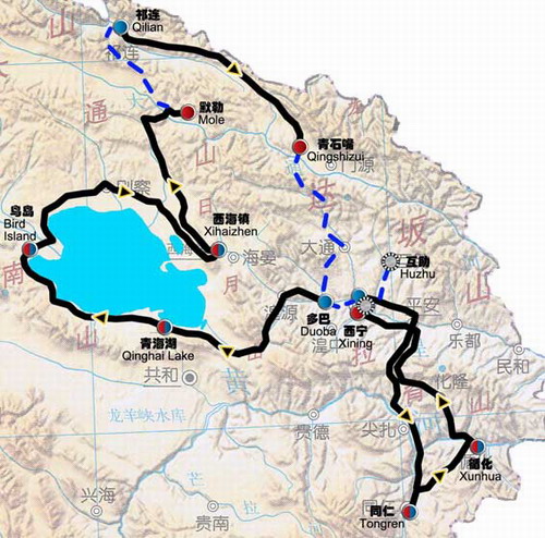 2010环青海湖自行车赛明日开幕 首次开设祁连