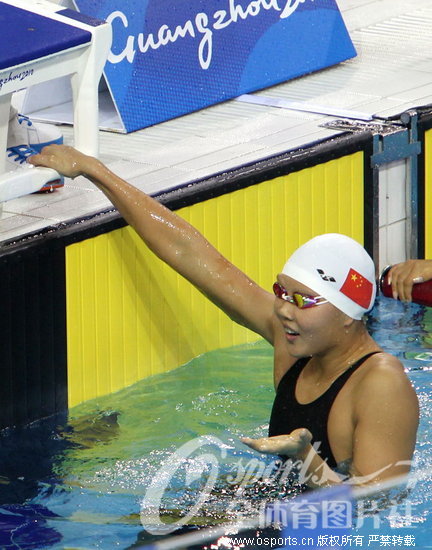 [组图]女子200米仰泳 赵菁破亚洲纪录夺冠 (6)-